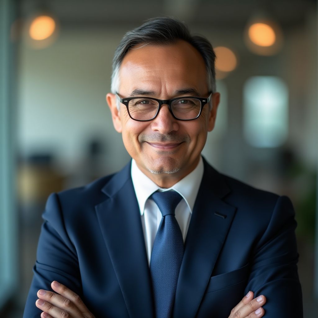 Foto del Lic. Martín Gutiérrez, asesor financiero
