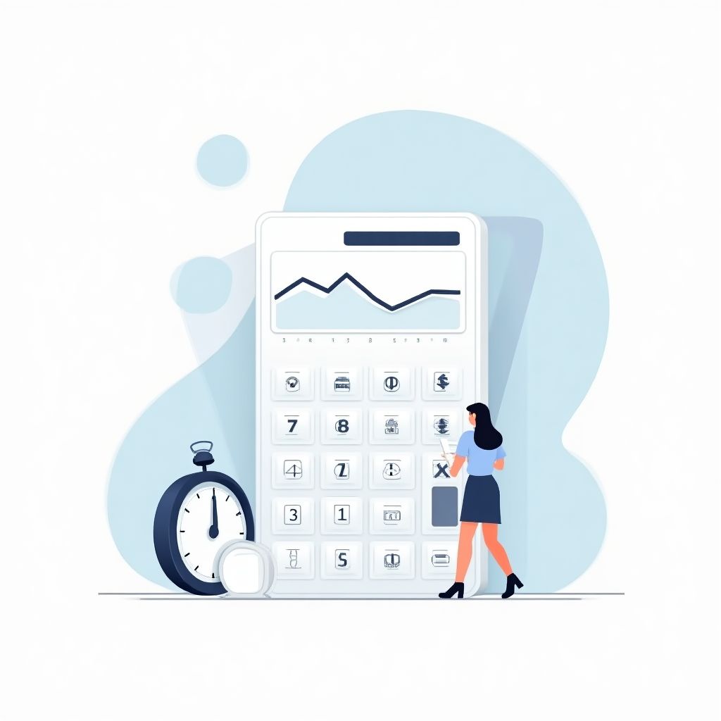 Icono de calculadora financiera