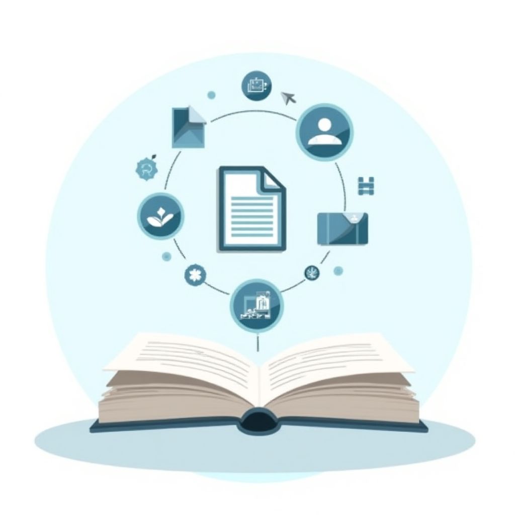 Icono de libro de educación financiera